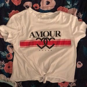 White amour shirt